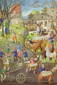 السيدة 311 ، الورقة ٤١ ظ توضيحات للجورجيين من فيرجيل ، ج ١٥٠٠ بواسطة ماجستير في كتب الصلاة